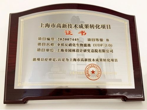 我院两项成果喜获上海市高新技术成果转化项目认定